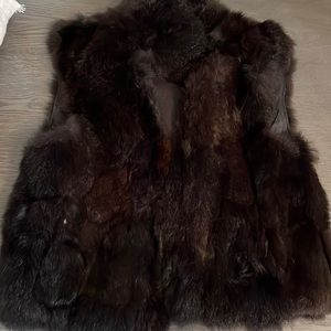 Vintage 90s Fur Vest
